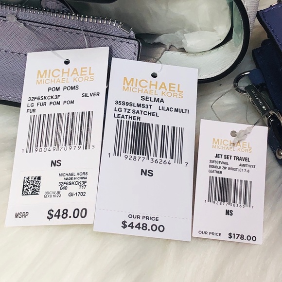 3PCS Michael Kors Selma Satchel Wallet Charms - Picture 8 of 8